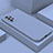 Silikon Hülle Handyhülle Ultra Dünn Flexible Schutzhülle 360 Grad Ganzkörper Tasche für Samsung Galaxy A52s 5G Lavendel Grau