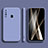 Silikon Hülle Handyhülle Ultra Dünn Flexible Schutzhülle 360 Grad Ganzkörper Tasche für Samsung Galaxy A70E Lavendel Grau