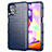 Silikon Hülle Handyhülle Ultra Dünn Flexible Schutzhülle 360 Grad Ganzkörper Tasche für Samsung Galaxy M31s Blau