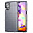 Silikon Hülle Handyhülle Ultra Dünn Flexible Schutzhülle 360 Grad Ganzkörper Tasche für Samsung Galaxy M31s Grau