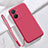 Silikon Hülle Handyhülle Ultra Dünn Flexible Schutzhülle 360 Grad Ganzkörper Tasche für Vivo Y35 5G Rot