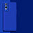 Silikon Hülle Handyhülle Ultra Dünn Flexible Schutzhülle 360 Grad Ganzkörper Tasche für Vivo Y76s 5G Blau