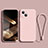 Silikon Hülle Handyhülle Ultra Dünn Flexible Schutzhülle 360 Grad Ganzkörper Tasche G02 für Apple iPhone 15 Rosegold