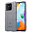 Silikon Hülle Handyhülle Ultra Dünn Flexible Schutzhülle 360 Grad Ganzkörper Tasche J01S für Xiaomi Redmi 10 Power Grau
