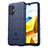 Silikon Hülle Handyhülle Ultra Dünn Flexible Schutzhülle 360 Grad Ganzkörper Tasche J01S für Xiaomi Redmi 11 Prime 4G Blau