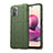 Silikon Hülle Handyhülle Ultra Dünn Flexible Schutzhülle 360 Grad Ganzkörper Tasche J01S für Xiaomi Redmi Note 10S 4G Grün
