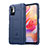 Silikon Hülle Handyhülle Ultra Dünn Flexible Schutzhülle 360 Grad Ganzkörper Tasche J01S für Xiaomi Redmi Note 10T 5G Blau