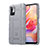 Silikon Hülle Handyhülle Ultra Dünn Flexible Schutzhülle 360 Grad Ganzkörper Tasche J01S für Xiaomi Redmi Note 10T 5G Grau