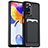 Silikon Hülle Handyhülle Ultra Dünn Flexible Schutzhülle 360 Grad Ganzkörper Tasche J02S für Xiaomi Mi 11i 5G (2022) Schwarz