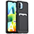 Silikon Hülle Handyhülle Ultra Dünn Flexible Schutzhülle 360 Grad Ganzkörper Tasche J02S für Xiaomi Redmi A2 Schwarz