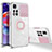 Silikon Hülle Handyhülle Ultra Dünn Flexible Schutzhülle 360 Grad Ganzkörper Tasche MJ1 für Xiaomi Redmi Note 11 Pro+ Plus 5G Rosa