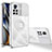 Silikon Hülle Handyhülle Ultra Dünn Flexible Schutzhülle 360 Grad Ganzkörper Tasche MJ1 für Xiaomi Redmi Note 11E Pro 5G Weiß