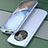 Silikon Hülle Handyhülle Ultra Dünn Flexible Schutzhülle 360 Grad Ganzkörper Tasche S01 für Huawei Mate 40 Pro Lavendel Grau