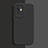 Silikon Hülle Handyhülle Ultra Dünn Flexible Schutzhülle 360 Grad Ganzkörper Tasche S01 für Oppo Reno5 Z 5G Schwarz