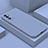 Silikon Hülle Handyhülle Ultra Dünn Flexible Schutzhülle 360 Grad Ganzkörper Tasche S01 für Samsung Galaxy A04s Lavendel Grau