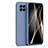 Silikon Hülle Handyhülle Ultra Dünn Flexible Schutzhülle 360 Grad Ganzkörper Tasche S01 für Samsung Galaxy F22 4G Lavendel Grau