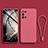 Silikon Hülle Handyhülle Ultra Dünn Flexible Schutzhülle 360 Grad Ganzkörper Tasche S01 für Samsung Galaxy F52 5G Pink