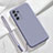 Silikon Hülle Handyhülle Ultra Dünn Flexible Schutzhülle 360 Grad Ganzkörper Tasche S01 für Samsung Galaxy M52 5G Lavendel Grau