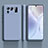 Silikon Hülle Handyhülle Ultra Dünn Flexible Schutzhülle 360 Grad Ganzkörper Tasche S01 für Xiaomi Mi 11 Ultra 5G Lavendel Grau