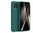 Silikon Hülle Handyhülle Ultra Dünn Flexible Schutzhülle 360 Grad Ganzkörper Tasche S02 für Samsung Galaxy A22 4G Nachtgrün