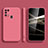 Silikon Hülle Handyhülle Ultra Dünn Flexible Schutzhülle 360 Grad Ganzkörper Tasche S02 für Samsung Galaxy M31 Prime Edition Pink