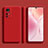 Silikon Hülle Handyhülle Ultra Dünn Flexible Schutzhülle 360 Grad Ganzkörper Tasche S02 für Xiaomi Mi 12 5G Rot