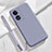 Silikon Hülle Handyhülle Ultra Dünn Flexible Schutzhülle 360 Grad Ganzkörper Tasche S03 für Oppo A97 5G Lavendel Grau