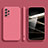 Silikon Hülle Handyhülle Ultra Dünn Flexible Schutzhülle 360 Grad Ganzkörper Tasche S03 für Samsung Galaxy A33 5G Pink