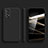 Silikon Hülle Handyhülle Ultra Dünn Flexible Schutzhülle 360 Grad Ganzkörper Tasche S03 für Samsung Galaxy A33 5G Schwarz