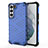 Silikon Hülle Handyhülle Ultra Dünn Flexible Schutzhülle 360 Grad Ganzkörper Tasche S04 für Samsung Galaxy S21 FE 5G Blau