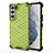 Silikon Hülle Handyhülle Ultra Dünn Flexible Schutzhülle 360 Grad Ganzkörper Tasche S04 für Samsung Galaxy S21 FE 5G Grün
