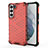 Silikon Hülle Handyhülle Ultra Dünn Flexible Schutzhülle 360 Grad Ganzkörper Tasche S04 für Samsung Galaxy S21 FE 5G Rot