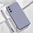 Silikon Hülle Handyhülle Ultra Dünn Flexible Schutzhülle 360 Grad Ganzkörper Tasche S05 für Oppo A55 5G Lavendel Grau
