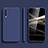 Silikon Hülle Handyhülle Ultra Dünn Flexible Schutzhülle 360 Grad Ganzkörper Tasche S05 für Samsung Galaxy A90 5G Blau