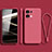 Silikon Hülle Handyhülle Ultra Dünn Flexible Schutzhülle 360 Grad Ganzkörper Tasche S07 für Oppo Reno9 5G Pink