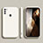 Silikon Hülle Handyhülle Ultra Dünn Flexible Schutzhülle 360 Grad Ganzkörper Tasche YK1 für Samsung Galaxy A11 Weiß