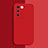 Silikon Hülle Handyhülle Ultra Dünn Flexible Schutzhülle 360 Grad Ganzkörper Tasche YK1 für Vivo V27e 5G Rot