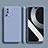 Silikon Hülle Handyhülle Ultra Dünn Flexible Schutzhülle 360 Grad Ganzkörper Tasche YK1 für Xiaomi Mi 12 Lite NE 5G Lavendel Grau