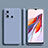 Silikon Hülle Handyhülle Ultra Dünn Flexible Schutzhülle 360 Grad Ganzkörper Tasche YK1 für Xiaomi Redmi 12C 4G Lavendel Grau