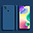 Silikon Hülle Handyhülle Ultra Dünn Flexible Schutzhülle 360 Grad Ganzkörper Tasche YK1 für Xiaomi Redmi 9C NFC Blau