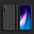 Silikon Hülle Handyhülle Ultra Dünn Flexible Schutzhülle 360 Grad Ganzkörper Tasche YK1 für Xiaomi Redmi Note 8 (2021) Schwarz