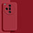 Silikon Hülle Handyhülle Ultra Dünn Flexible Schutzhülle 360 Grad Ganzkörper Tasche YK2 für Oppo Find X7 Ultra 5G Rot