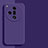 Silikon Hülle Handyhülle Ultra Dünn Flexible Schutzhülle 360 Grad Ganzkörper Tasche YK2 für Oppo Find X7 Ultra 5G Violett