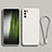 Silikon Hülle Handyhülle Ultra Dünn Flexible Schutzhülle 360 Grad Ganzkörper Tasche YK2 für Xiaomi Redmi Note 11 SE 5G Weiß