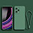 Silikon Hülle Handyhülle Ultra Dünn Flexible Schutzhülle 360 Grad Ganzkörper Tasche YK2 für Xiaomi Redmi Note 12 Explorer Nachtgrün