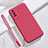 Silikon Hülle Handyhülle Ultra Dünn Flexible Schutzhülle 360 Grad Ganzkörper Tasche YK3 für Vivo Y50t Rot