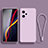 Silikon Hülle Handyhülle Ultra Dünn Flexible Schutzhülle 360 Grad Ganzkörper Tasche YK4 für Xiaomi Redmi Note 12 Explorer Helles Lila