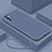 Silikon Hülle Handyhülle Ultra Dünn Flexible Schutzhülle 360 Grad Ganzkörper Tasche YK6 für Xiaomi Redmi Note 10 5G Lavendel Grau