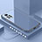 Silikon Hülle Handyhülle Ultra Dünn Flexible Schutzhülle Tasche S01 für Xiaomi Redmi Note 11 4G (2022) Lavendel Grau