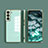 Silikon Hülle Handyhülle Ultra Dünn Flexible Schutzhülle Tasche S02 für Samsung Galaxy S22 5G Grün